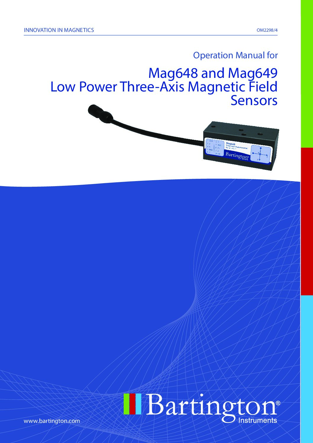 Three-Axis Fluxgate Magnetometers – Bartington Downloads
